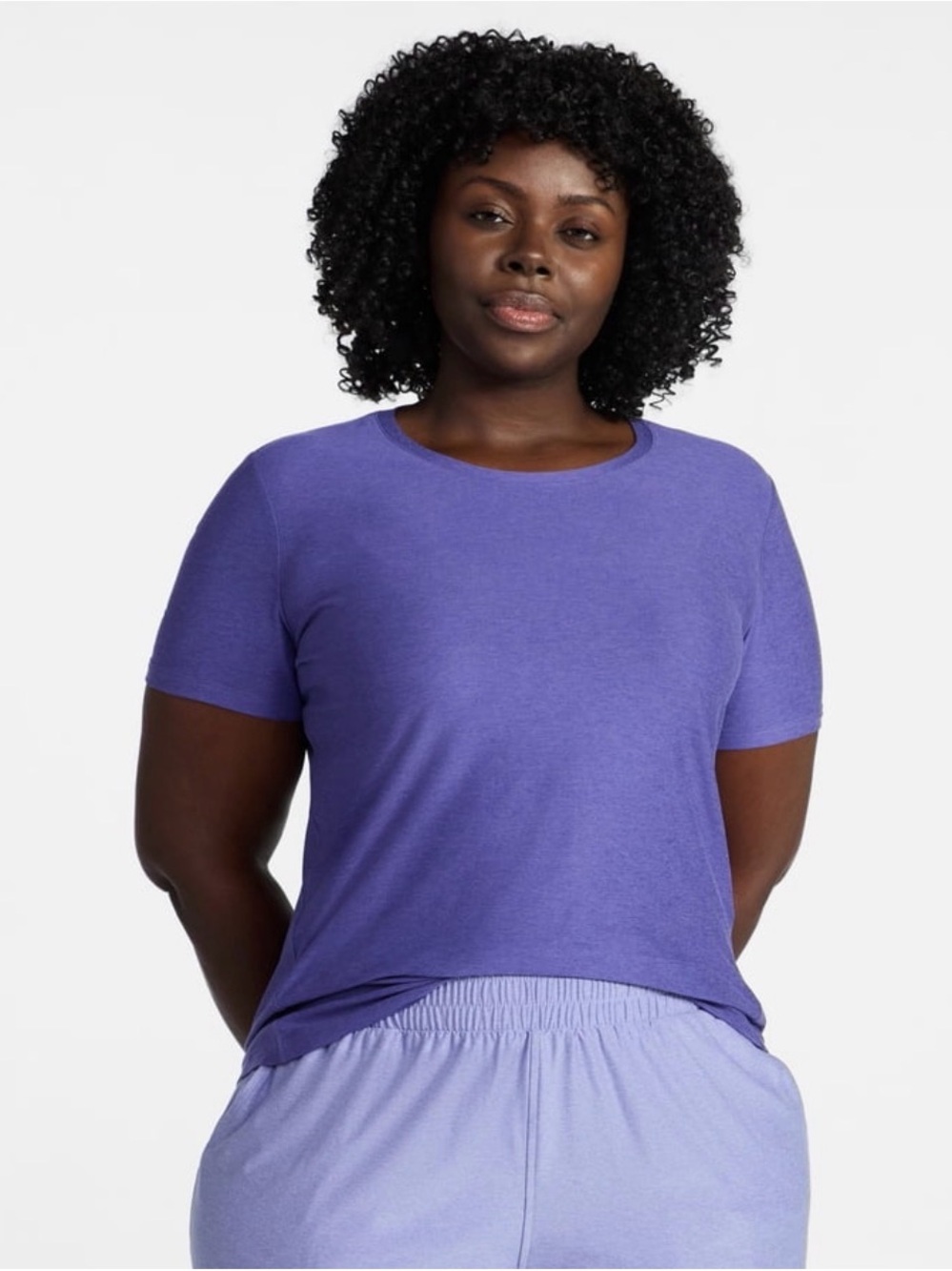 Athletic Works Women's Short Sleeve Butter Core Tee Bundle (2 shirts)